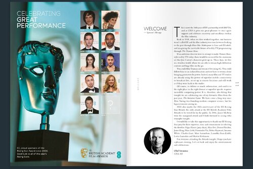 BAFTA Film Awards Brochure 2015