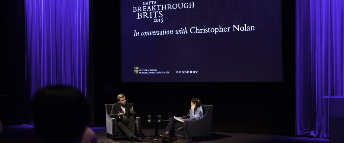 Event: Breakthrough Brits 2015 LaunchVenue: 195 PiccadillyTime: 7pm Wednesday 1 AprilHost: Christopher Nolan - Invited Mentor