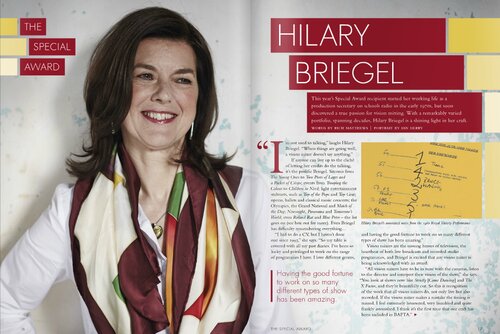 Television Craft Awards Brochure - Hilary Briegel Spread