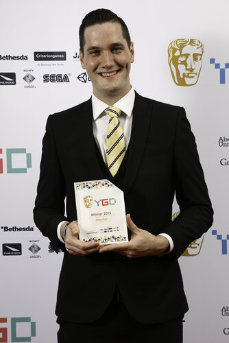 Event: BAFTA Young Game Designers AwardsDate: 25 July 2015Venue: BAFTA, 195 PiccadillyHosts: Ben Shires and Jane Douglas-Area: BRANDING BOARD