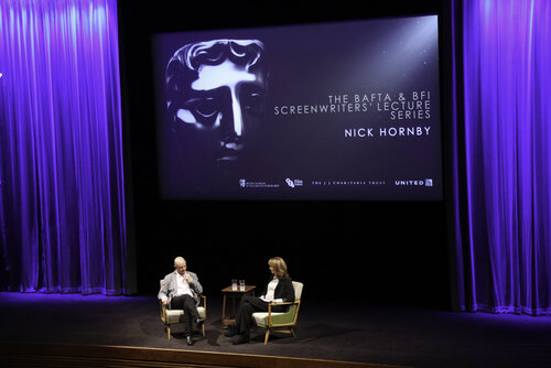 Event: The BAFTA and BFI Screenwriters’ Lecture Series in association with JJ Charitable Trust: NICK HORNBYDate: 23 September 2015Venue: BAFTA, 195 PiccadillyHost: Francine Stock
