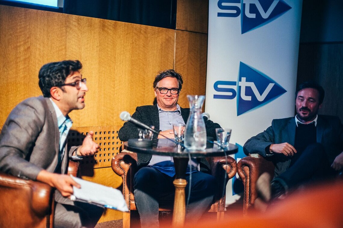 Sanjeev Kohli, Charlie Higson and Francis Hopkinson Event: BAFTA Scotland and ITV preview of Jekyll & Hyde +Q&A Venue: Grosvenor Cinema Date: 23/09/2015