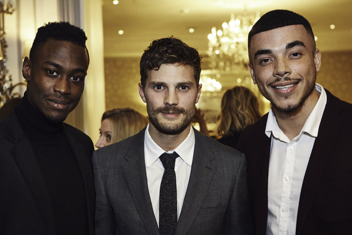 Jurell Carter (BAFTA Scholar), Jamie Dornan, Jason Harris (BAFTA Scholar)
