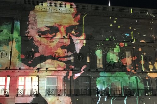 Richard Attenborough Lumiere projection