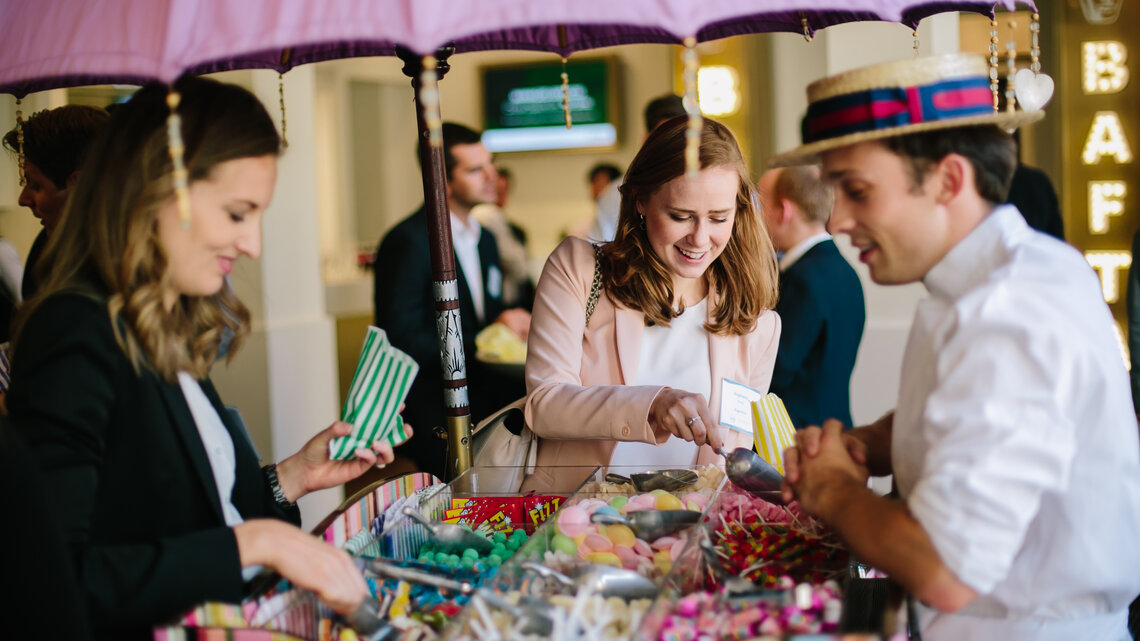 iNTERACT event at BAFTA 195 Piccadilly Pick & Mix station
