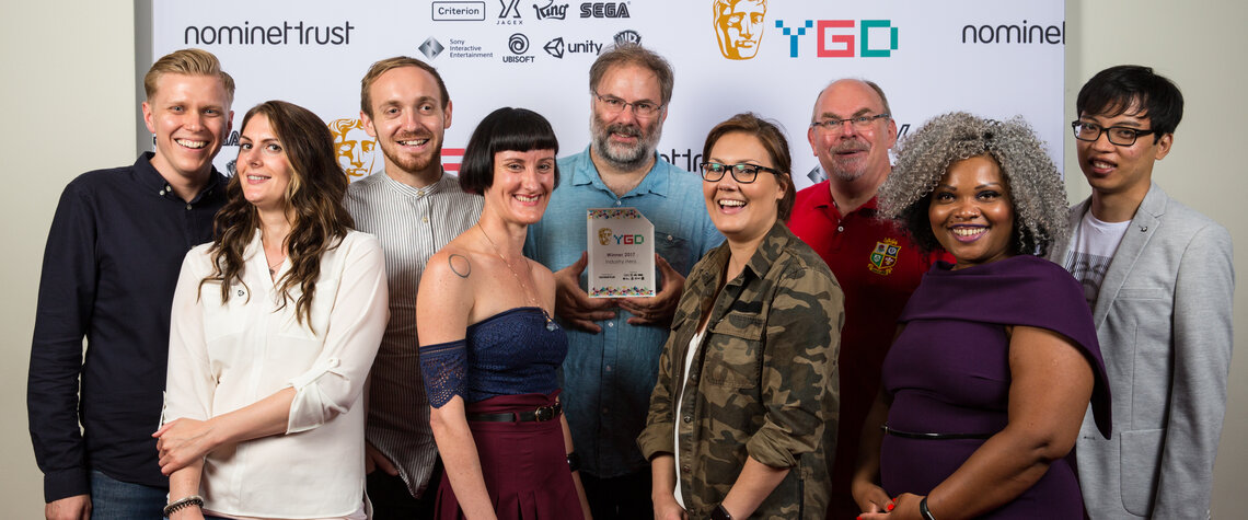 Event: BAFTA Young Game Designers AwardsDate: Saturday 8 July 2017Venue: BAFTA, 195 PiccadillyHosts: Dev Griffin & Georgie Barrat -Area: Winners Branding Board